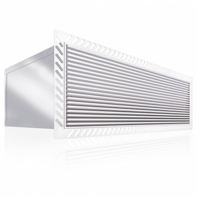Aluminium ventilation grill - X-GRILLE - TROX - linear / cover